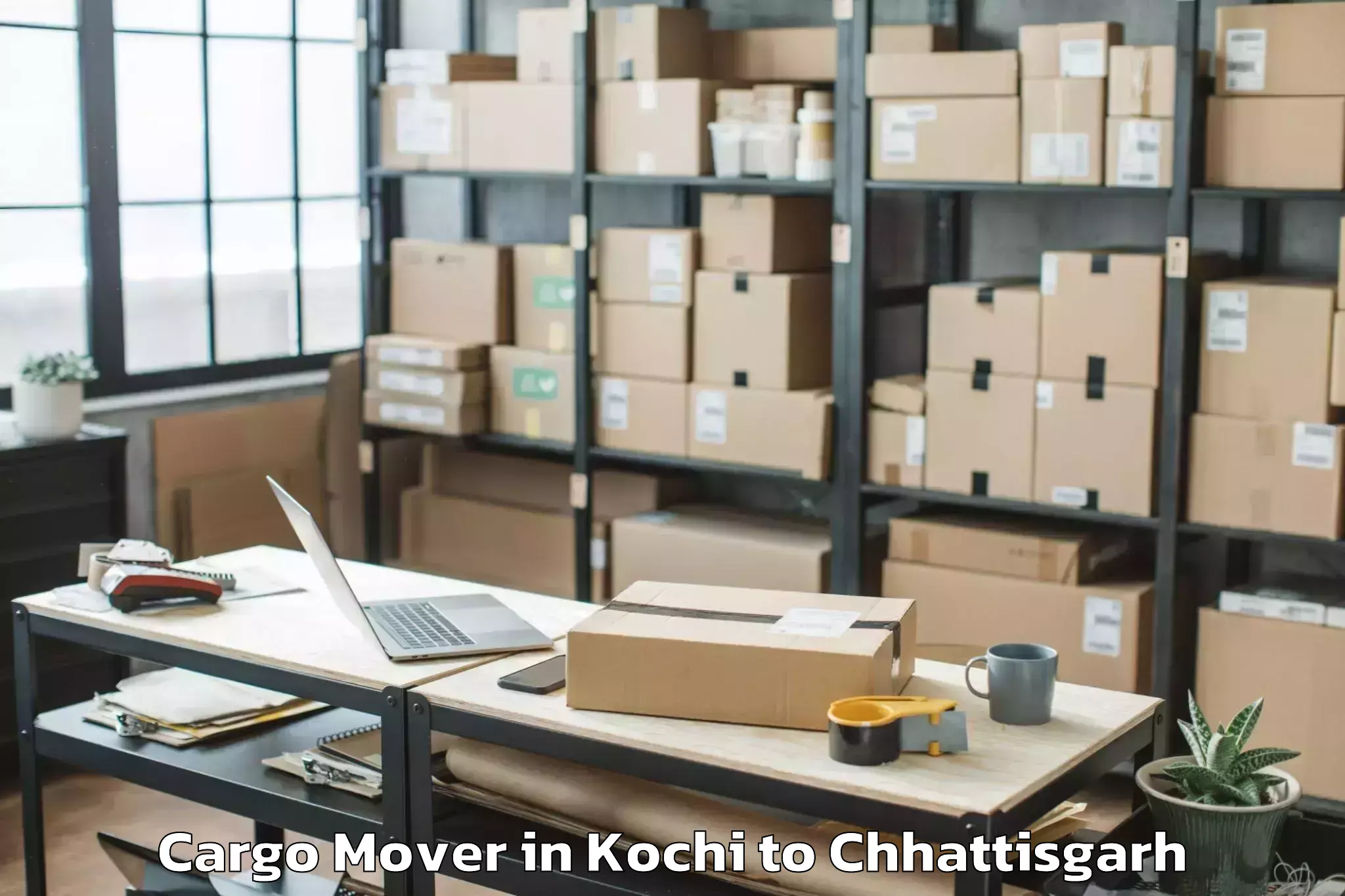 Top Kochi to Bhatgaon 1 Cargo Mover Available